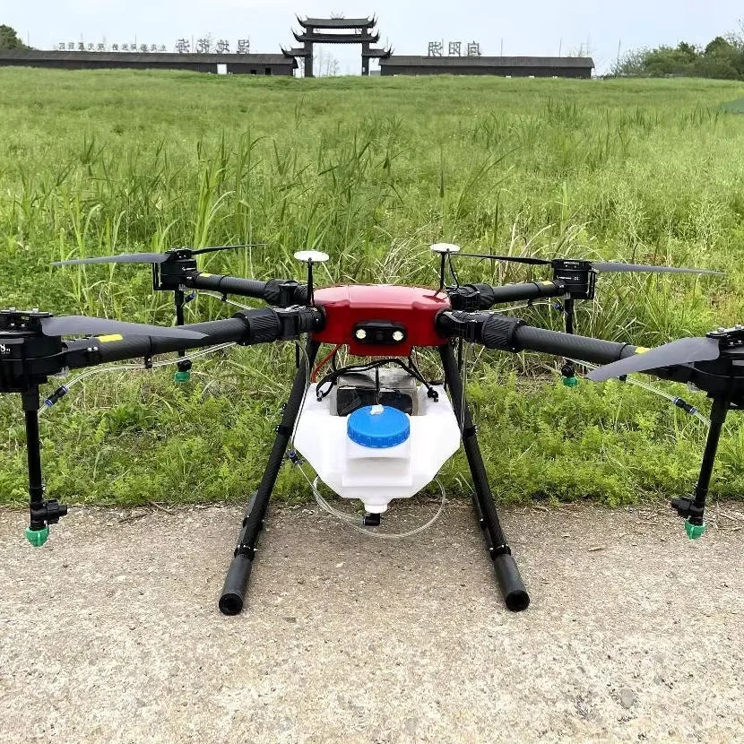 High Efficiency 4-Axis Agricultural Spray Drone with Motor Engine Pump Core Components High Automation