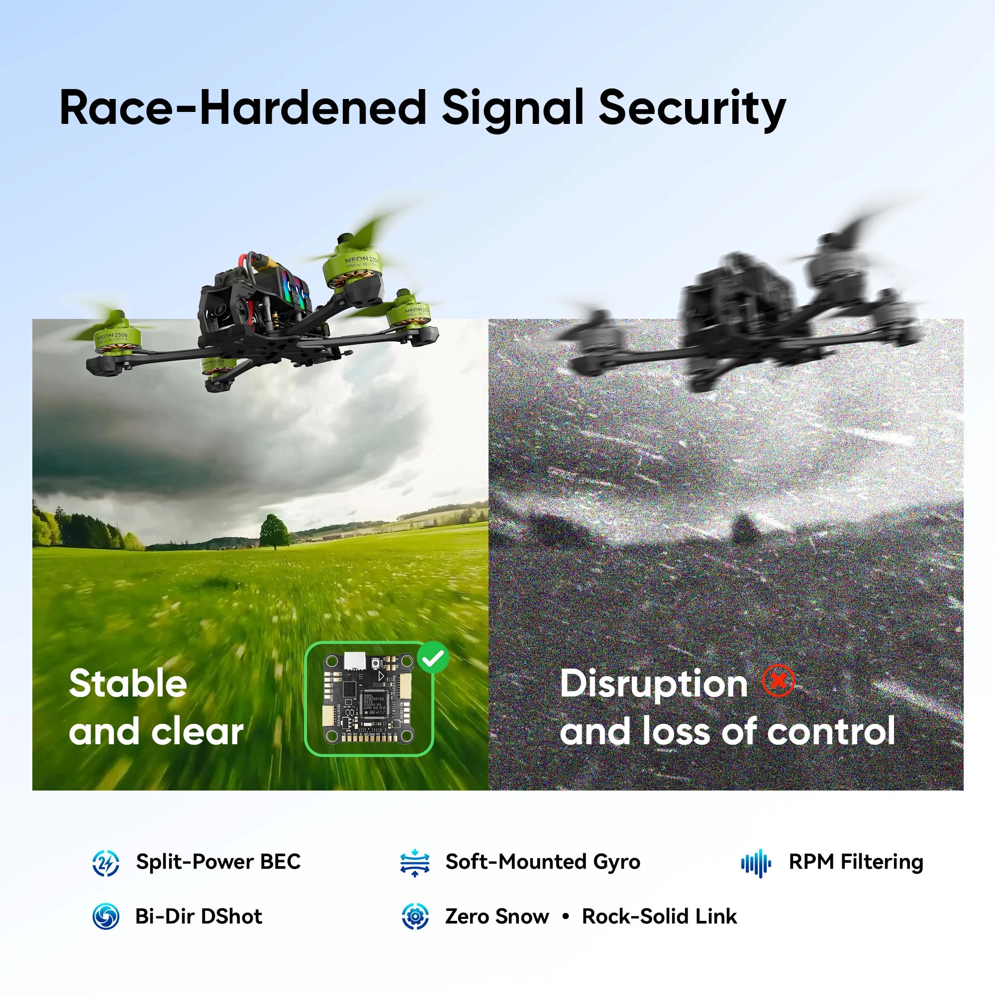 MEPS SZ F7 HD Quad Flight Controller-30.5x30.5