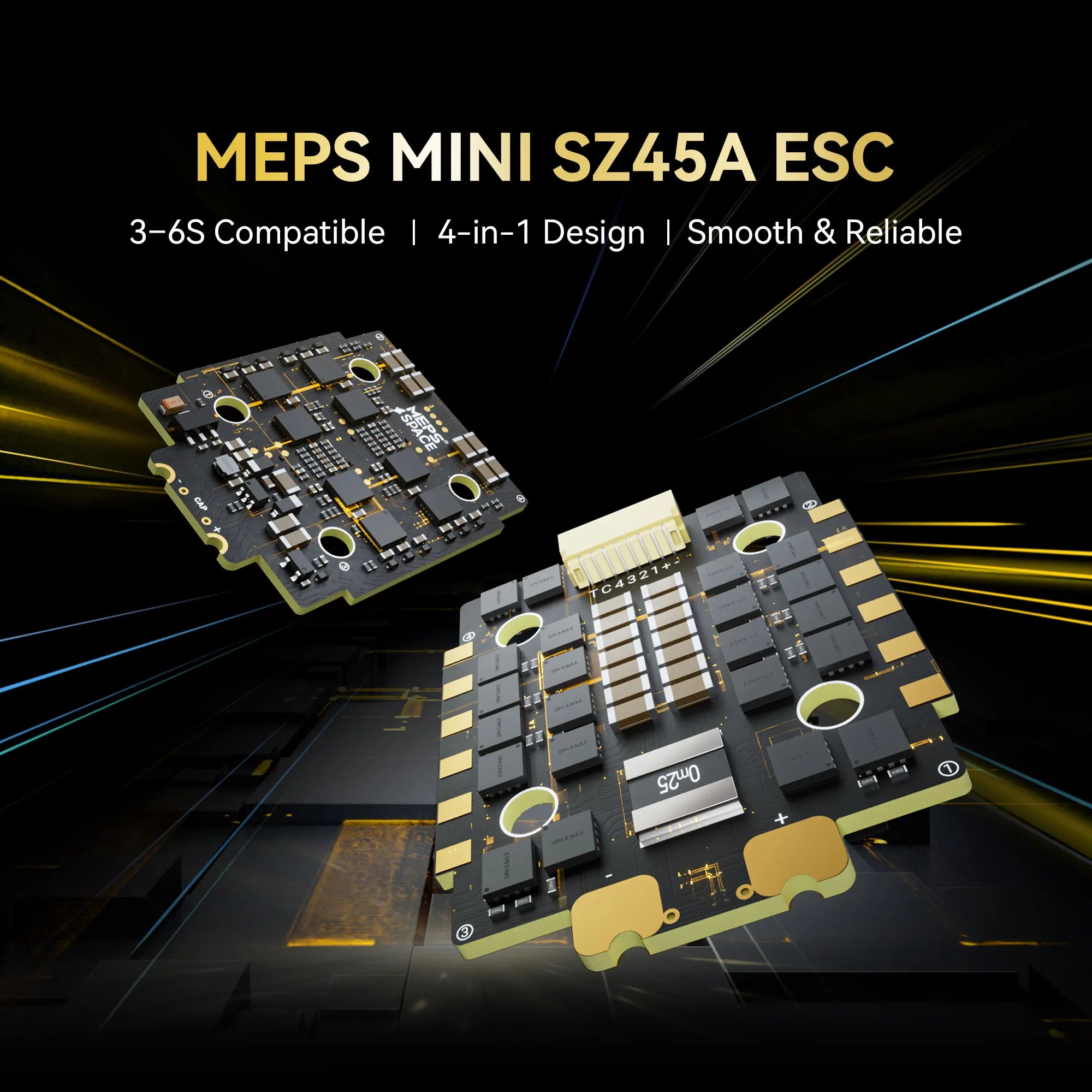 MEPS SZ45A ESC 4-In-1 Design